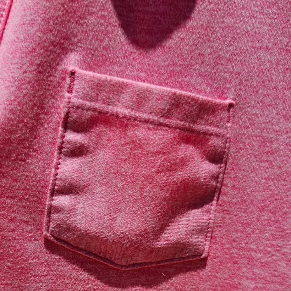 Lilly Pulitzer Heathered Confetti Pink Dune UPF 50+ Short Sleeve Polo Dress EUC - Picture 5 of 6